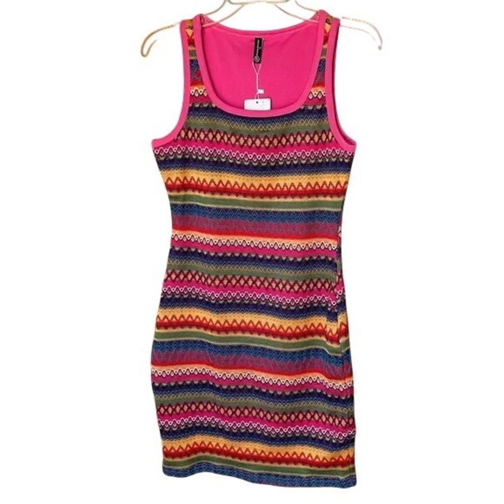 Pretty Garden Boho Sleeveless Sundress, M